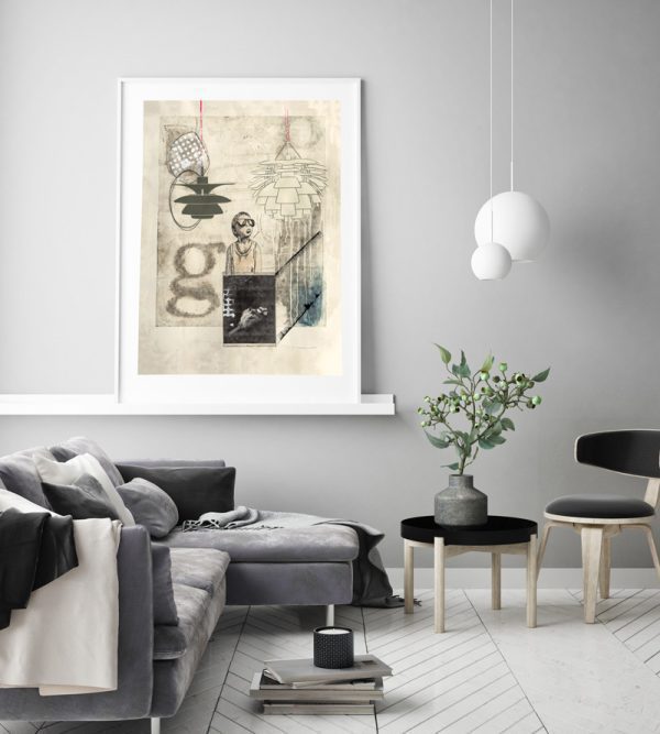 Shine a little light print by Julie Bidstrup