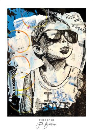 Piece of me poster by Julie Bidstrup