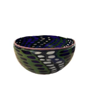City Scape #70 glass bowl by Keith Rowe