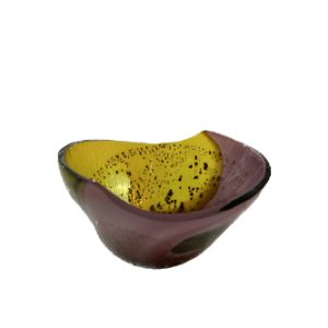 Tulippa Pink #68 glass vase by Keith Rowe