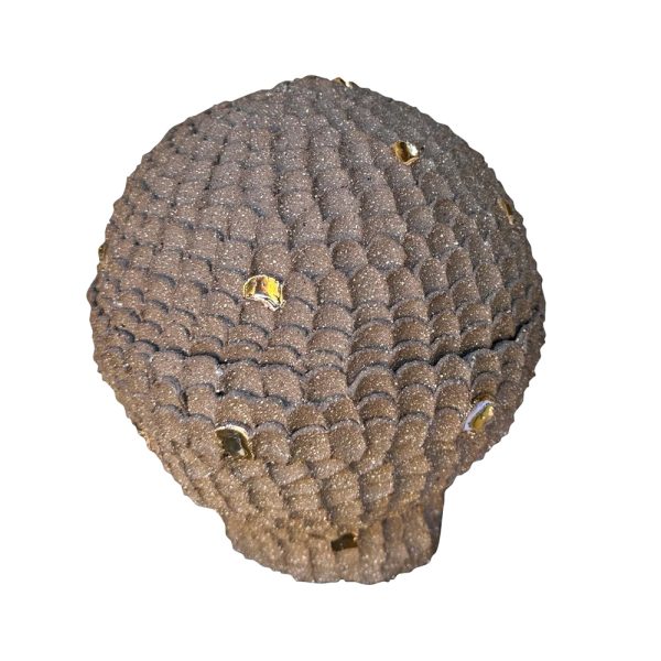 Dark Stone Ware Egg III by Joseph Turrin