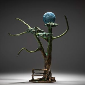 A wonderous night sculpture by Larissa Gray