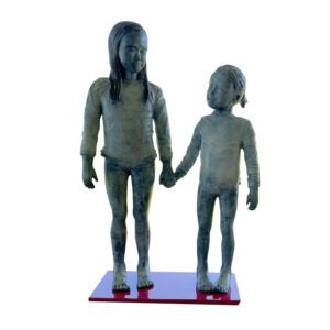 My Big Sister 3 sculpture by Mela Cooke currently exhibited at Winmark Art Gallery