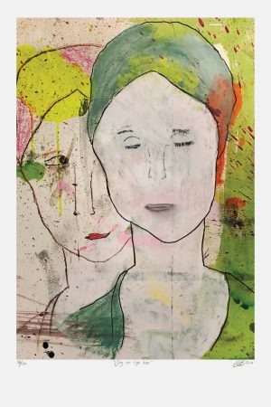 I'm Dead here Giclee Print by Julie Bidstrup