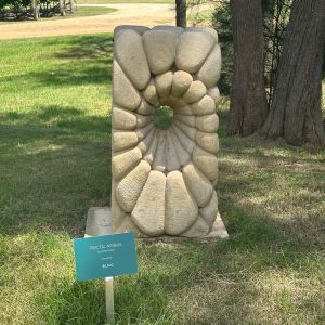 Fractal möbius sculpture at Winmark Wines