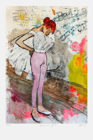Dance my heart Giclee Print by Julie Bidstrup