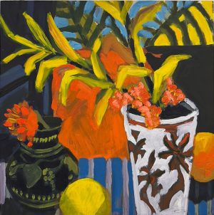 Painting no. 3 by Kate Nielsen currently exhibiting at Winmark Wines
