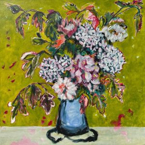 "Asien Lime" painting by Patricia Cooke