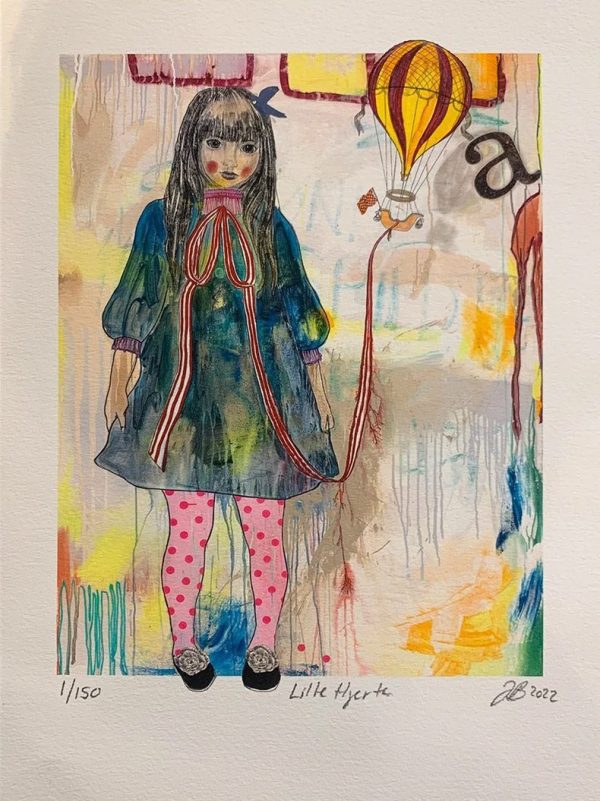 Little Heart Giclee Print by Julie Bidstrup