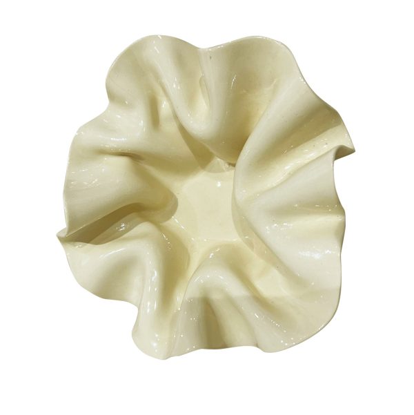 Top view of Wave Tray Sculpture by Jessica Sellinger, currently exhibiting at Winmark Wines Art Gallery, Broke Hunter Valley