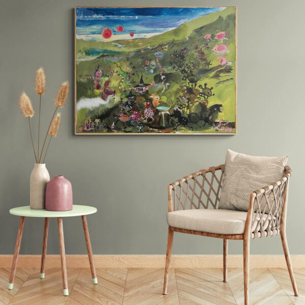 Beach Picnic painting by Erik Flygenring