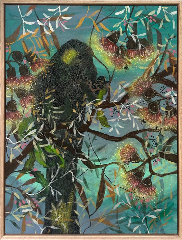 Black Magic painting by Julianne Ross Allcorn