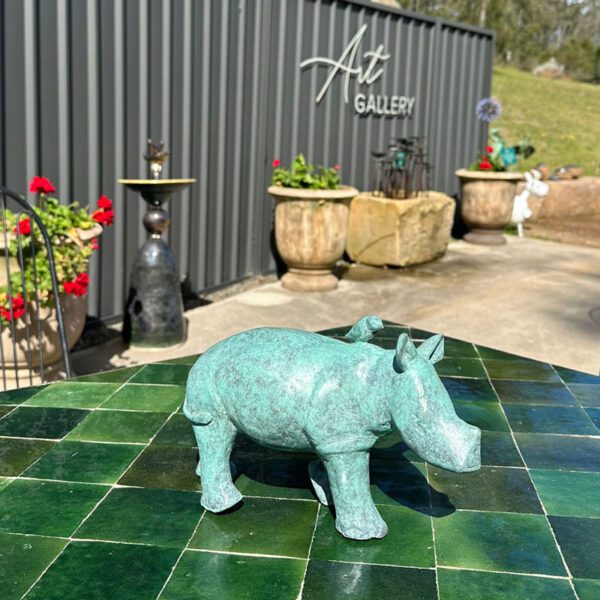 "Have I told you lately" sculpture by Mela Cooke currently exhibited at Winmark Art Gallery