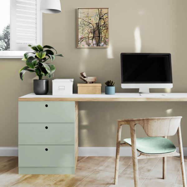 A gift midst flannel flowers painting by Julianne Ross Allcorn
