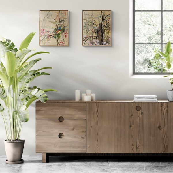 Catching my thoughts and a gift midst flannel flowers paintings by Julianne Ross Allcorn