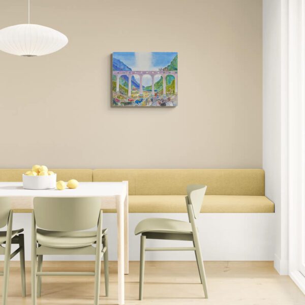 Aquaduct painting by Erik Flygenring