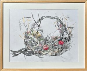 The woven bush basket by Julianne Ross Allcorn