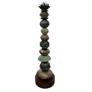 Bouddi 1 sculpture available at Winmark Art Gallery Jules Irving $950