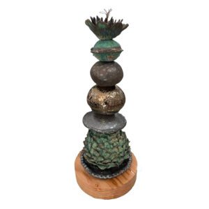Bouddi 3 sculpture available at Winmark Art Gallery Jules Irving $650