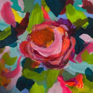 "My Pretty I" painting by Patricia Cooke currently at Winmark Wines Art Gallery