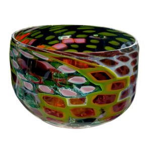 #144 Keith Rowe glass bowl