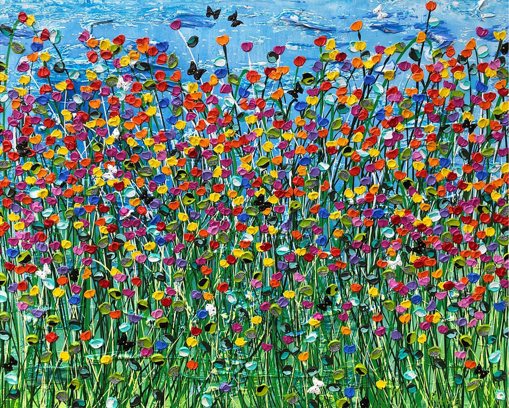 JACK AND THE BUTTERFLIES 122 x 153cm