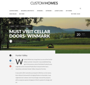 custom homes article