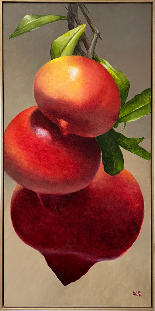 Trio of Pomegranates by Alison Mitchell
