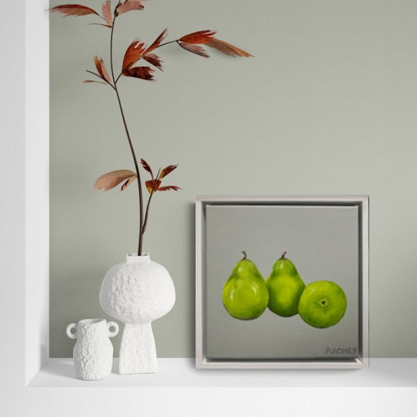 3 Pears; threesome by Felicia Aroney