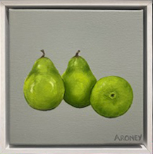 3 Pears; threesome by Felicia Aroney