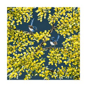 Yellow Symphony Print by Felicia Aroney