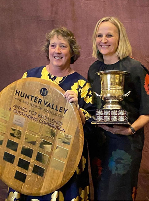 Karin and Liz Wine Selectors Hunter Valley Cellar door of the year 2023 awards