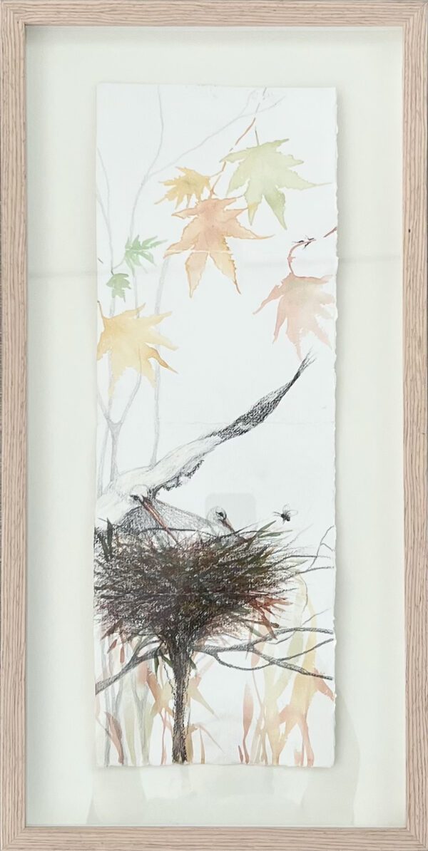 Nesting Storks 1 by Julianne Allcorn