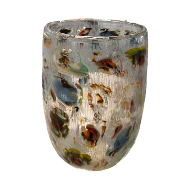 After Rain #31 glass vase by Keith Rowe