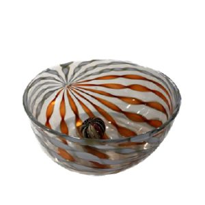 Sunken Treasure #39 glass bowl by Keith Rowe