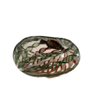 Sunken Treasure #67 glass bowl by Keith Rowe
