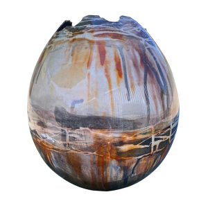 Blurred Lines vessel - medium size by Dominique Wise-Jarvis