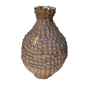 Dark Stone Ware bottle by Joseph Turrin