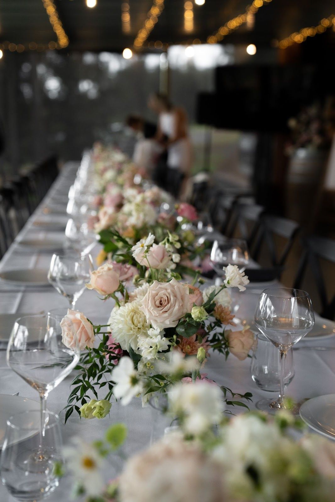 beautiful table set up at Rosies alfresco area at Winmark wines