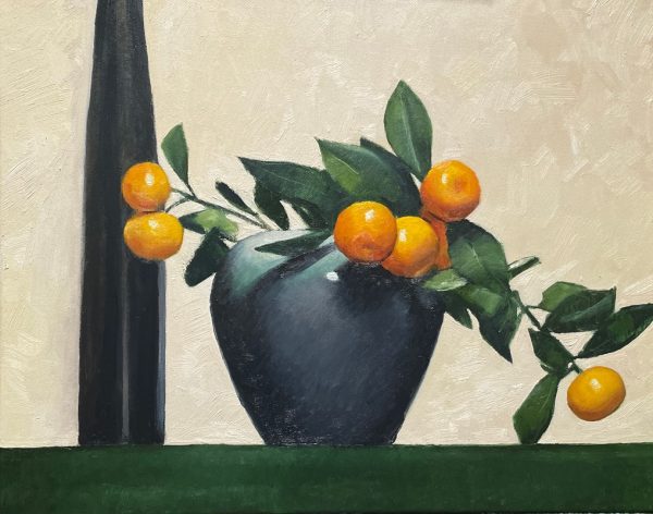 Cumquat bunch painting by Alison Mitchell