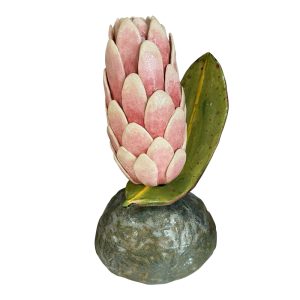 Pink Protea sculpture by Lisa Hölzl