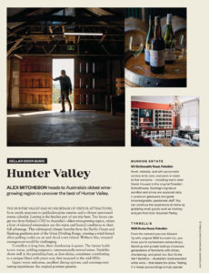 Australian Gourmet Traveller Hunter Valley Article