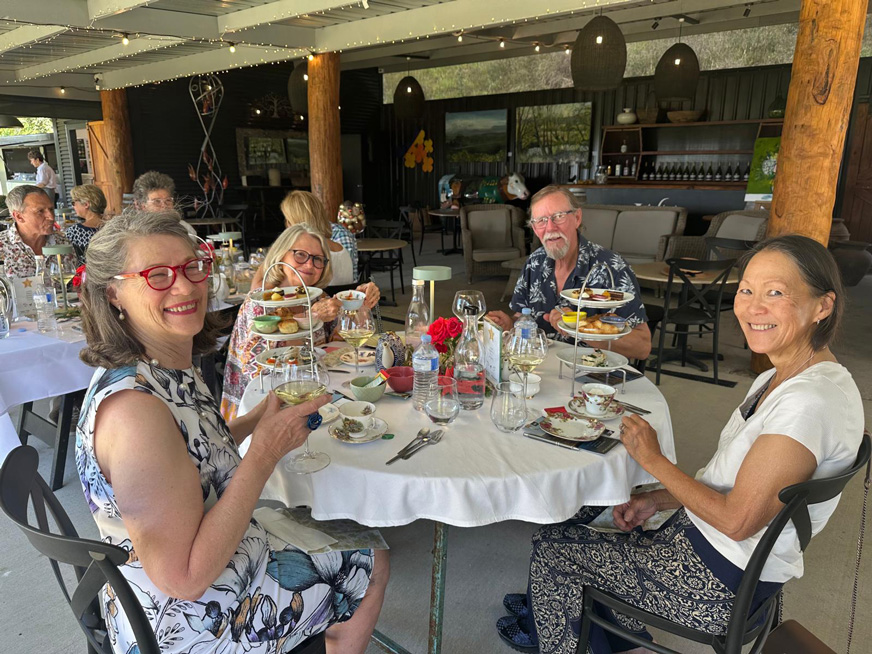 High tea at Winmark Wines