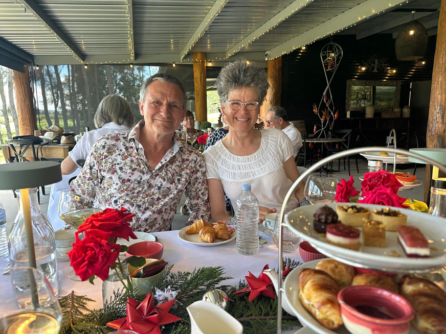 Guests at High tea at Winmark Wines