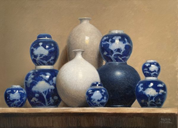 A Buderim of Ginger Jars painting by Alison Mitchell