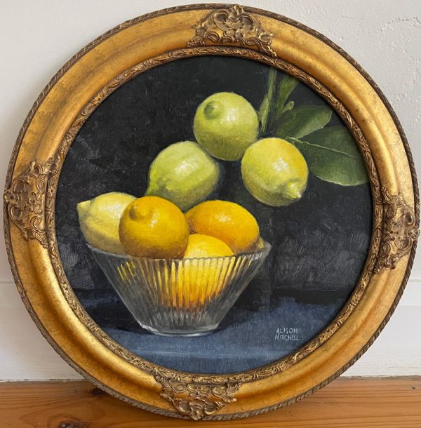 Bowl of Citrus painting by Alison Mitchell