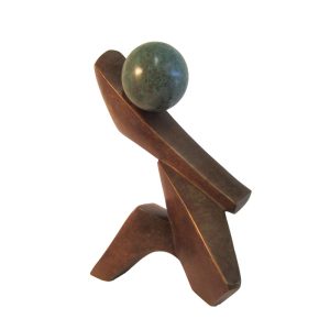 Edge of Tomorrow Sculpture by Jenny Green currently being exhibited at Winmark Wines