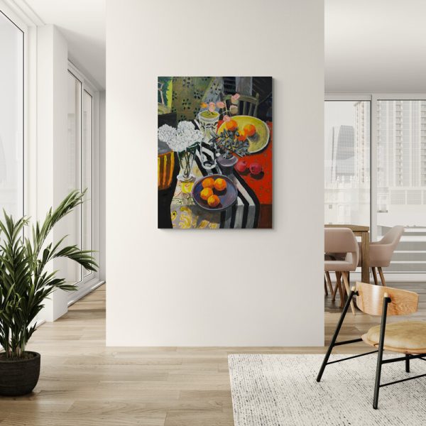 Painting no. 1 by Kate Nielsen currently exhibiting at Winmark Wines