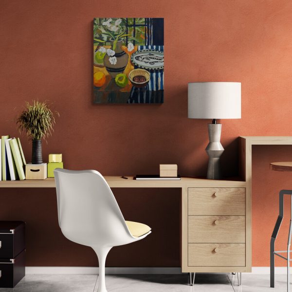 Painting no. 2 by Kate Nielsen currently exhibiting at Winmark Wines