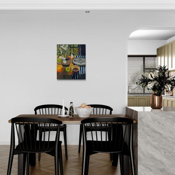 Painting no. 2 by Kate Nielsen currently exhibiting at Winmark Wines